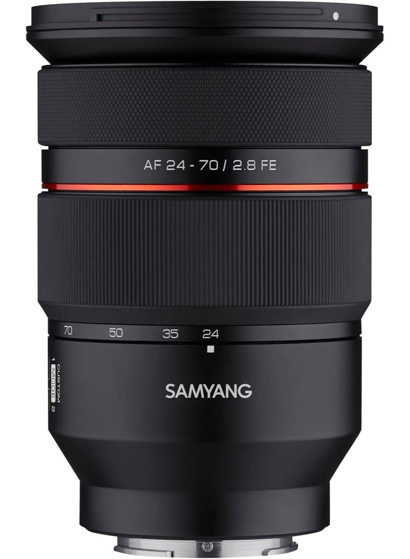 Samyang عدسة ساميانغ AF 24-70 مم F2.8 FE متوافقة مع كاميرات سوني E - تركيز تلقائي كامل الإطار و APS-C 24-70 مم عدسة زوم ساطعة F 2.8، لكاميرات سوني E ماونت سوني ألفا - Image 4